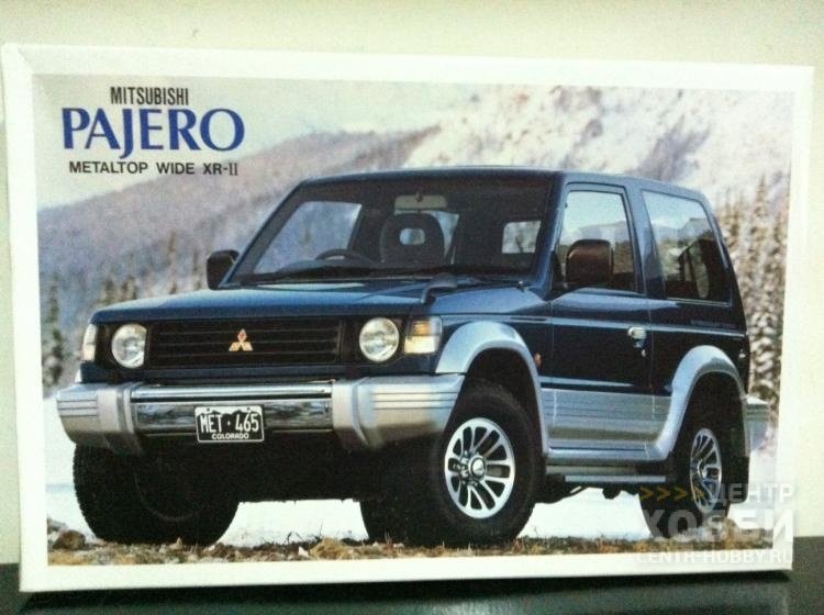 Maquette à Monter Aoshima 1/24 Mitsubishi Pajero V24WG Matel Top Wide XR-II 1991 - Neuf - Japon