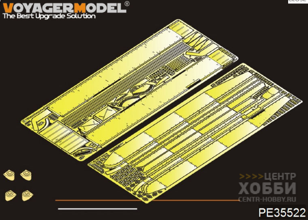 PE35522 Modern Russian T-62 Medium Tank Mod.1984 Fenders and Skirts (For TRUMPETER 01554)