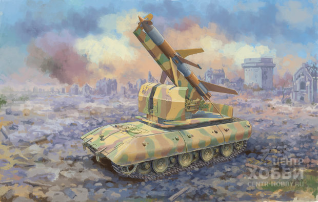 09586 1/35 E-100 Flakpanzer с Flakrakete Rheintocher I