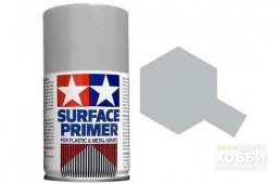 87026 Грунтовка серая в аэрозол.баллоне 100мл. Для пластика и металла (Surface Primer (Grey) 
