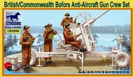 CB35084 1/35 Британская зенитка  "Bofors" с экипажем